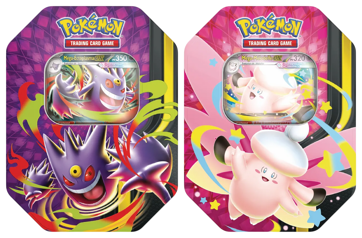 Pokébox juin 2026 Méga Ectoplasma, Méga Mélodelfe