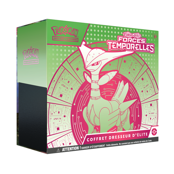 ETB Pokémon EV05 Forces Temporelles  –  Vert-De-Fer Coffret Dresseur D’Élite