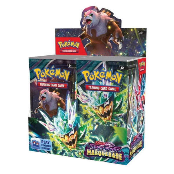 Display 36 boosters Pokémon Mascarade Crépusculaire - EV06