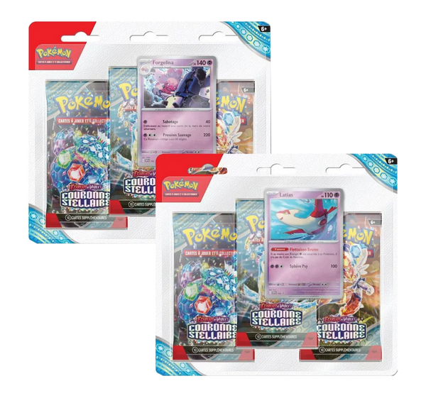 Tripack Pokémon Couronne Stellaire - EV7