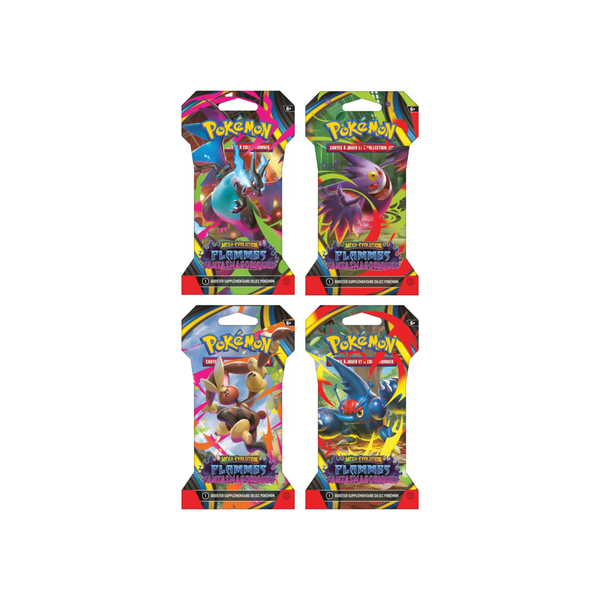 Artset Blisters Pokémon Flammes Fantasmagoriques - ME02