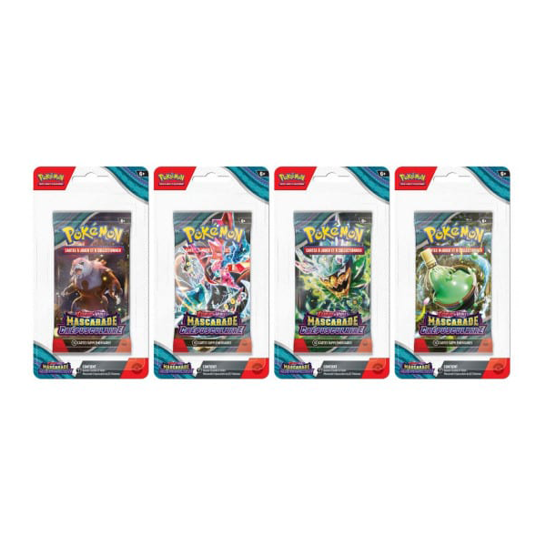 Artset Blisters Pokémon Mascarade Crépusculaire - EV06