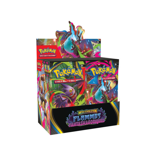 Display 36 boosters Pokémon Flammes Fantasmagoriques - ME02