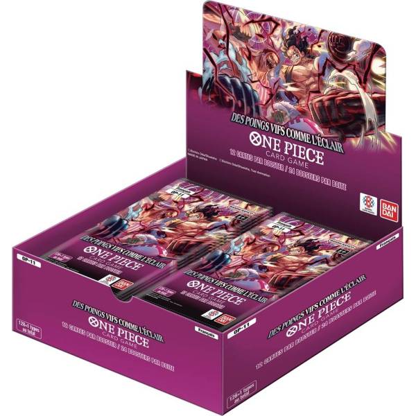 [PRÉCOMMANDE] Display de 24 Boosters One Piece - OP11 Des Poings Vifs Comme L'Éclair en français