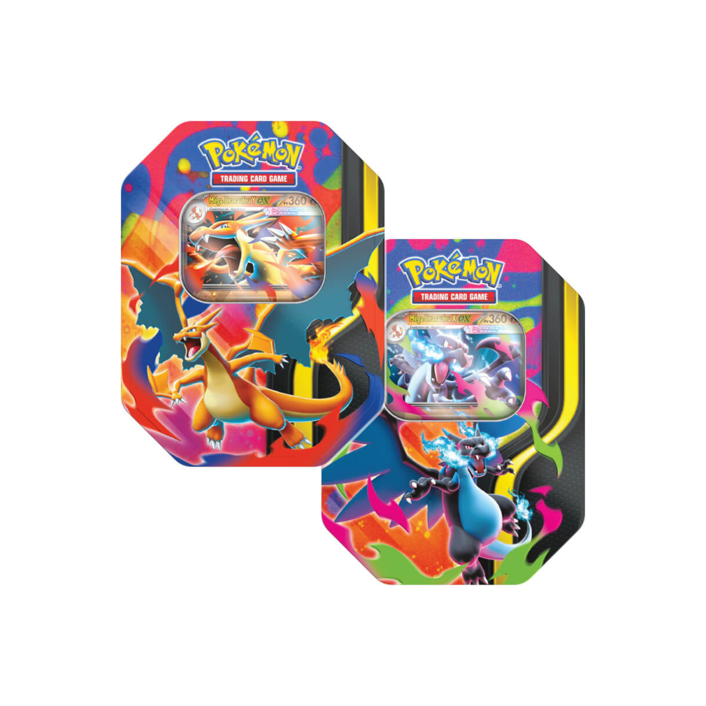 Pokébox février 2025 Méga Dracaufeu X, Méga Dracaufeu Y