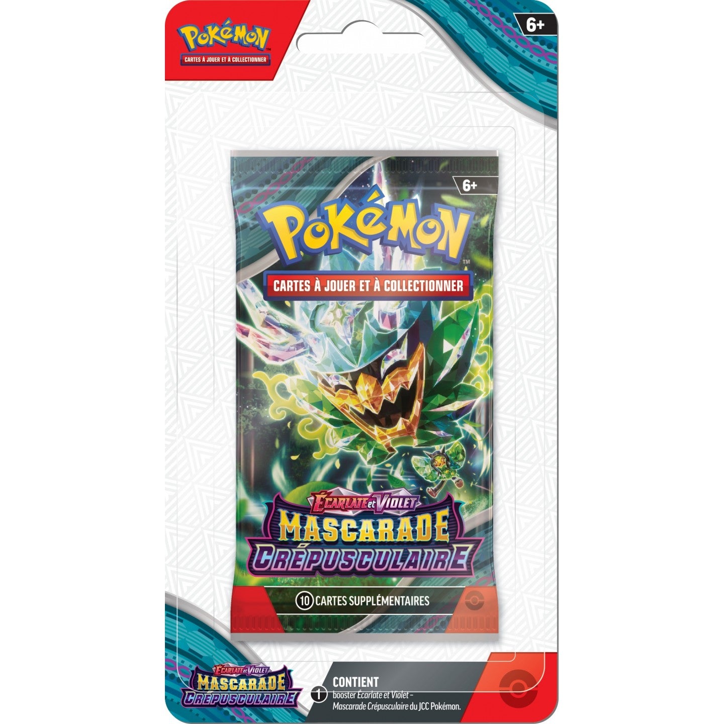 Booster Blister Pokémon Mascarade Crépusculaire - EV6