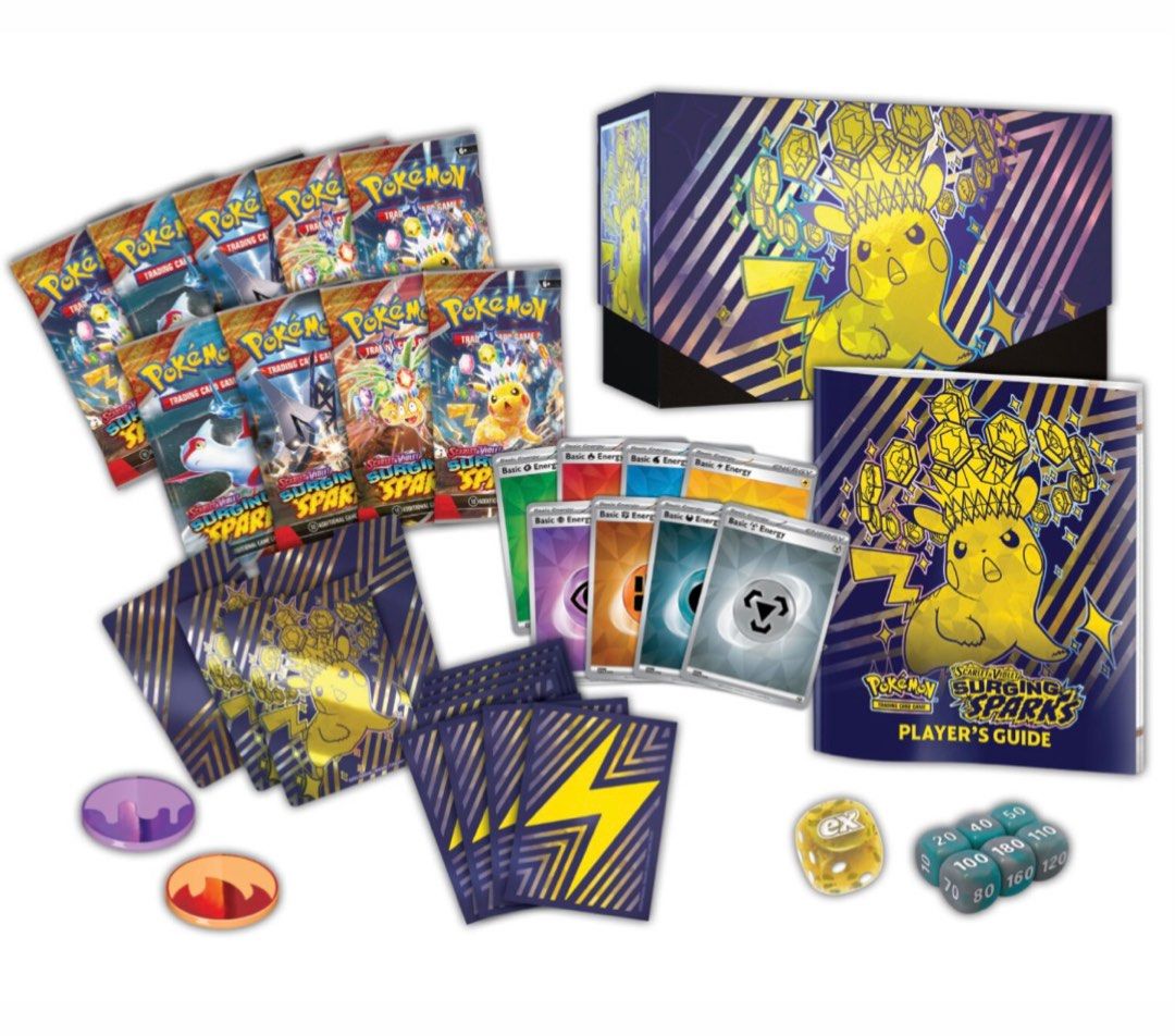 ETB Pokémon Étincelles Déferlantes - EV08 - Coffret Dresseur D’Élite