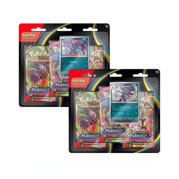 Tripack Pokémon Flammes Fantasmagoriques- ME02