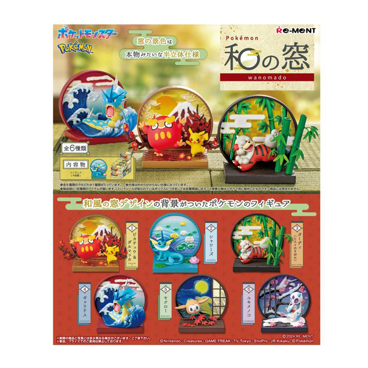 Blind Box Figurine Pokémon - Wanomado Re-Ment